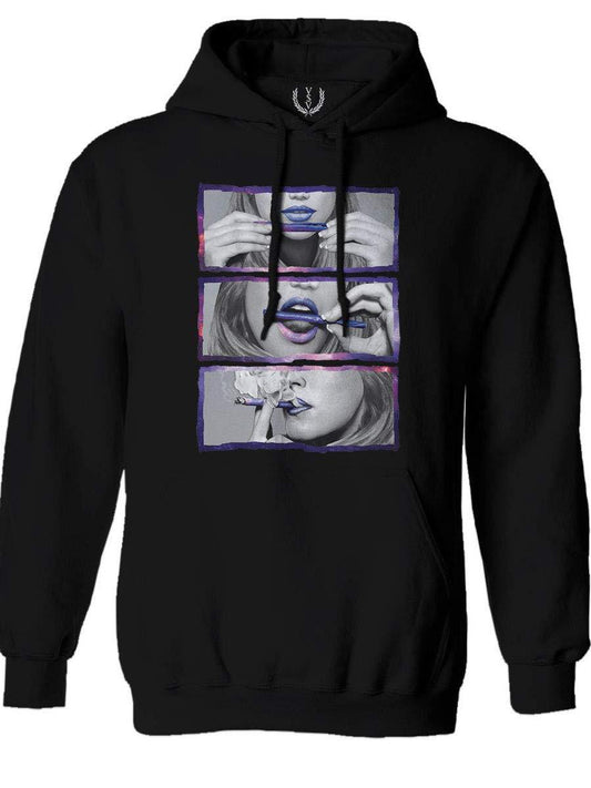 0283. dope Weed Stoned Day Cool Rolling Blunt Girl 420 HIGH Kush Bake Sweatshirt Pullover Hoodie Weed Black 250gsm Cotton Long Sleeve Men Casual Hoodie